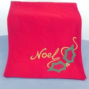 Velvety Noel Table Runner